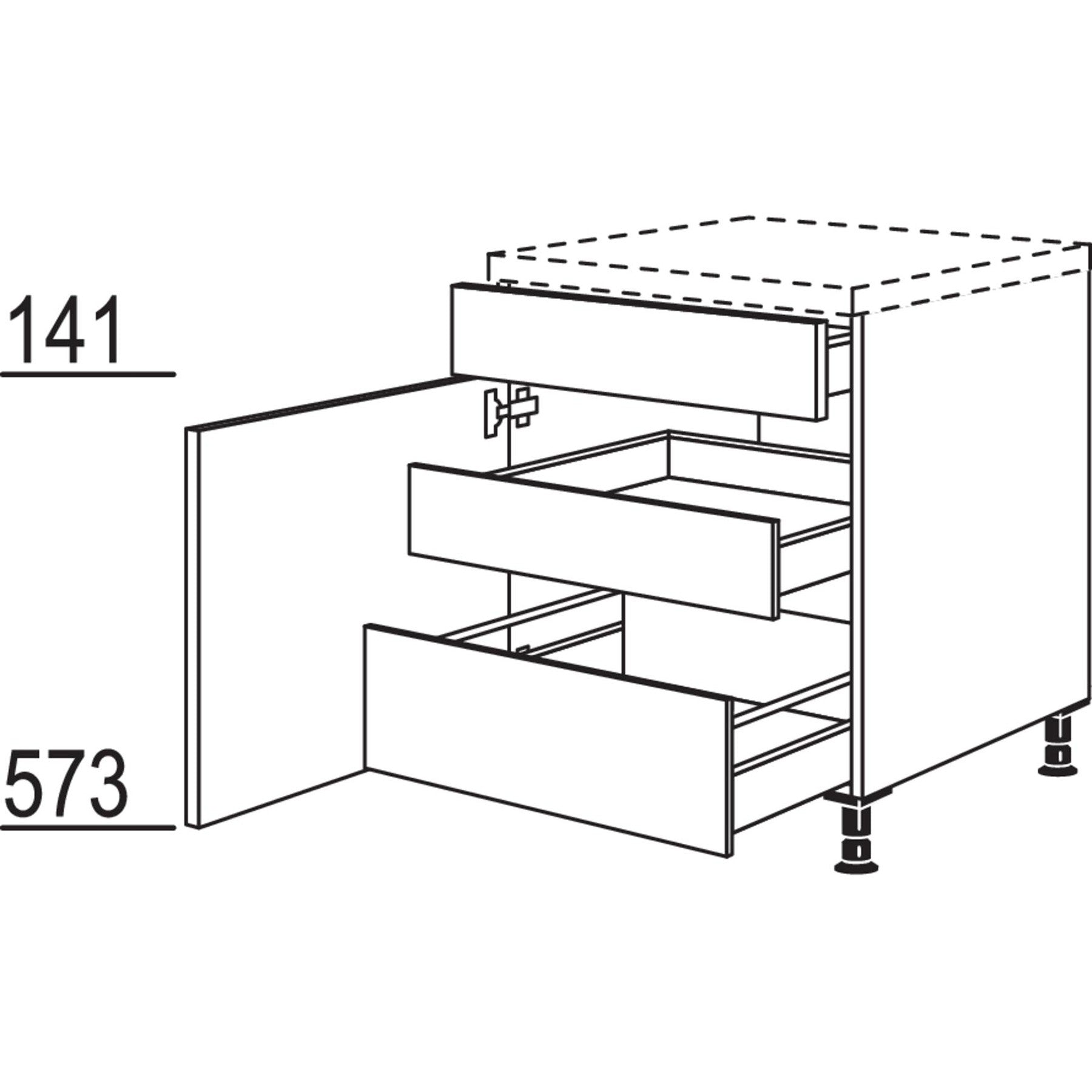 nobilia Unterschrank USIA40 37017