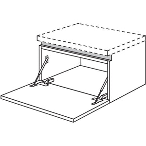 Nobilia Unterschrank mit Barklappe NBUKB80-36 66888