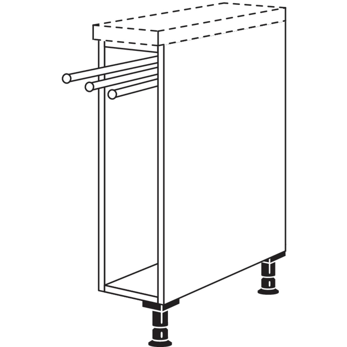 Nobilia Unterschrankregal URHT20 20202