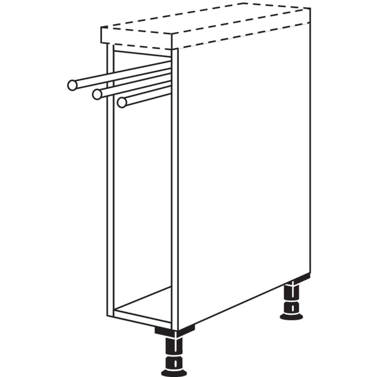 Nobilia Unterschrankregal URHT15 21215