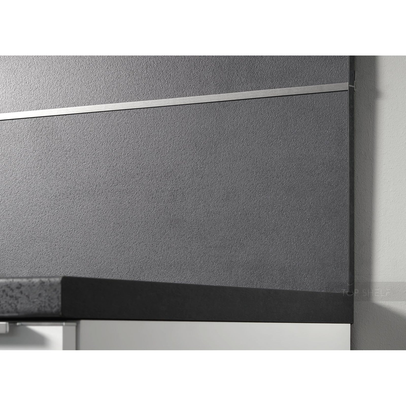 Nobilia Verbindungsprofil in Edelstahl-Optik fuer Nischenverkleidung NPG200 9101