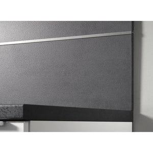 Nobilia Verbindungsprofil in Edelstahl-Optik fuer Nischenverkleidung NPG200 9101