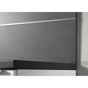 Nobilia Verbindungsprofil in Edelstahl-Optik für Nischenverkleidung NPG200 9101
