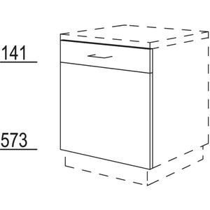 Nobilia Verstiftete Tuerfront GSB45-I 9820