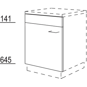 Nobilia Verstiftete XL-Tuerfront KSB-X 34865
