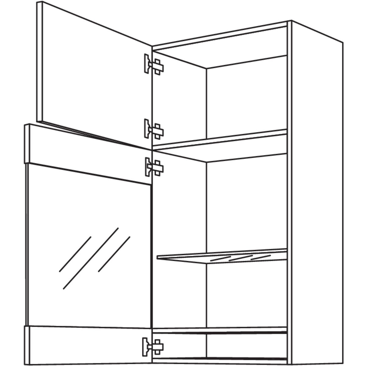 Nobilia Vitrine WVG60-130 51966