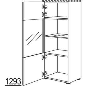 nobilia Vitrine in Echtholz-Furnier HVEF45-130 51947