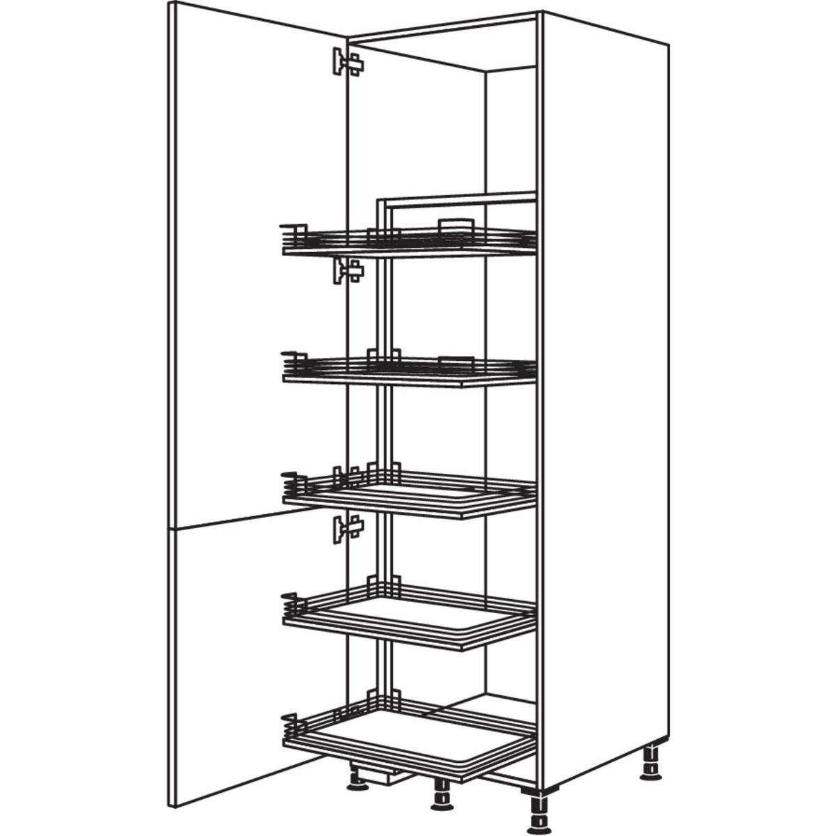 Nobilia Vorratsschrank Cargo HDC60-2 35060