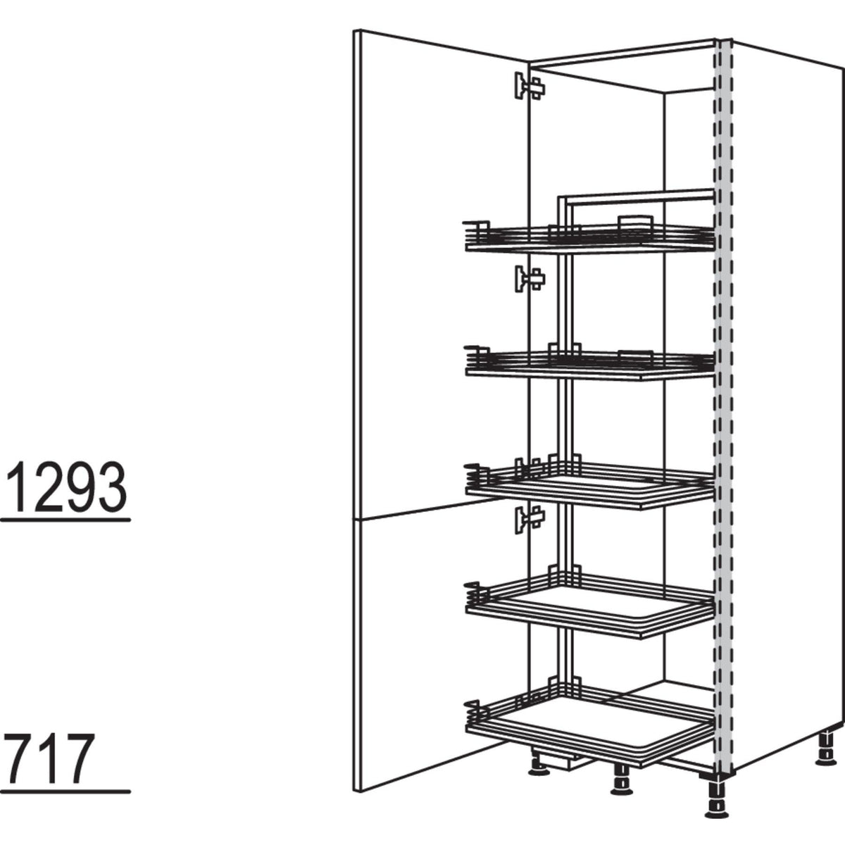 Nobilia Vorratsschrank Cargo NHSC50-1 21181