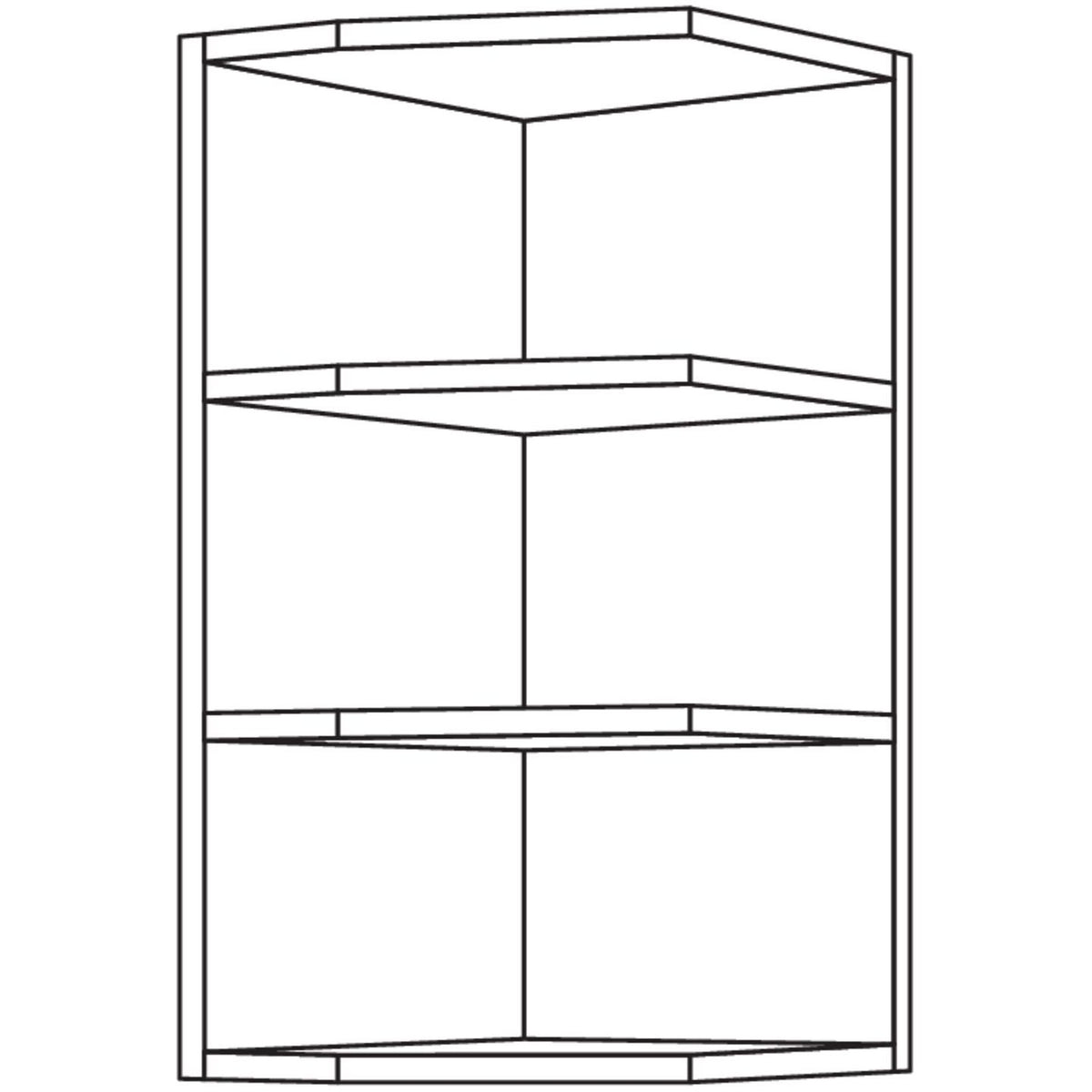 Nobilia Wand-Abschlussregal WRA18-1 31707