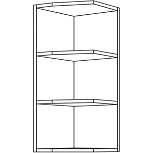 Nobilia Wand-Abschlussregal WRA18-3 51707