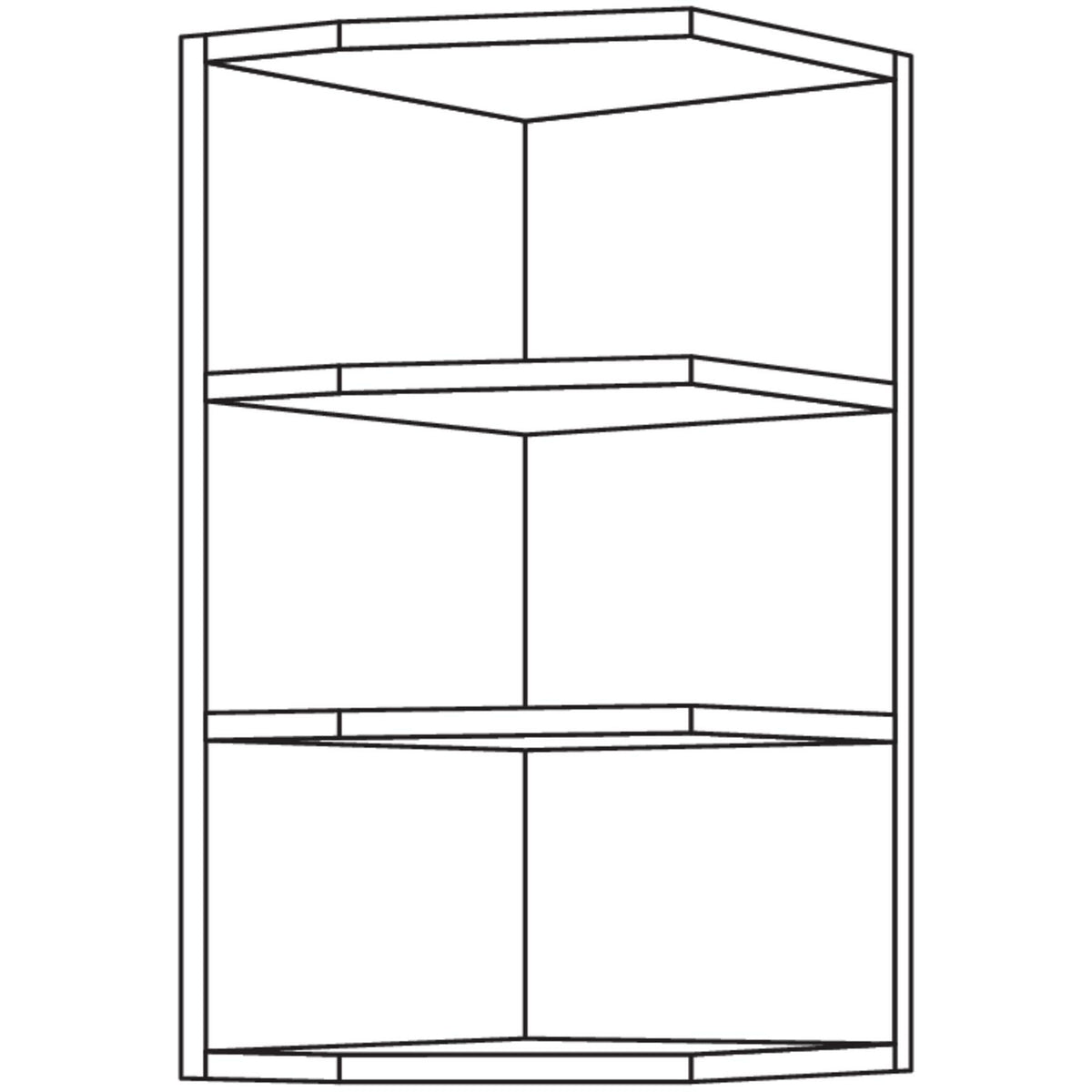 Nobilia Wand-Abschlussregal WRA32-1 31722
