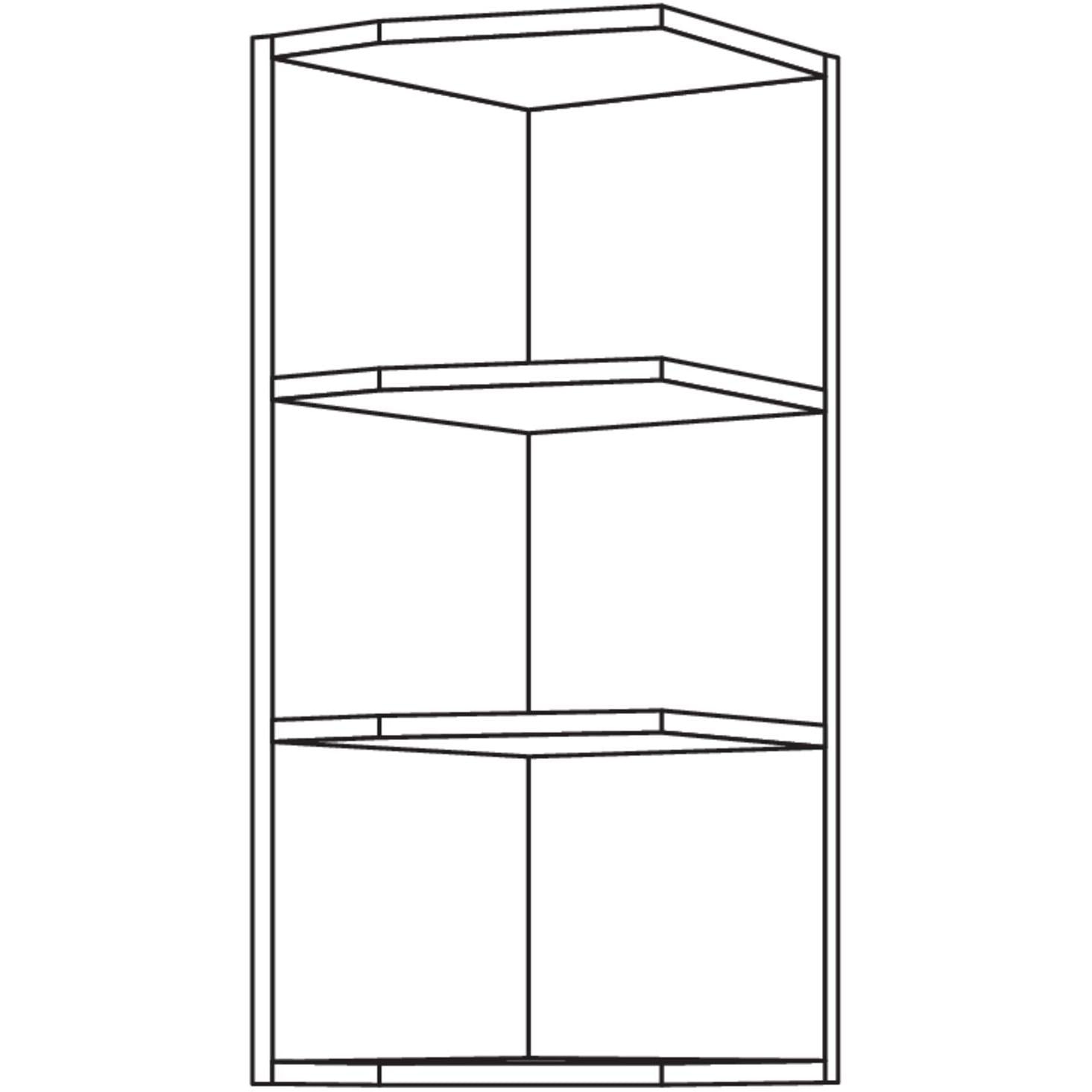 Nobilia Wand-Abschlussregal WRA32-3 51722