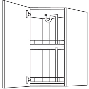 Nobilia Wand-Eckschrank- diagonal WEDD65-1 32152