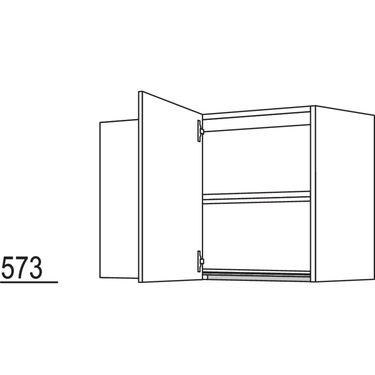 Nobilia Wand-Eckschrank NWE60-20-58 65626