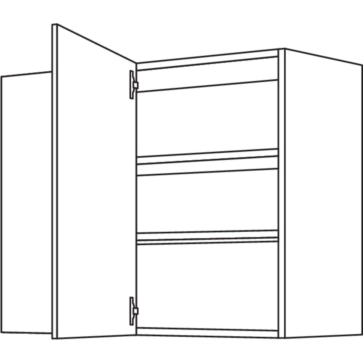 Nobilia Wand-Eckschrank WE60-20-1 32677