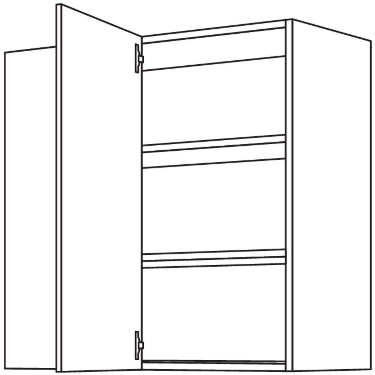 Nobilia Wand-Eckschrank WE60-20-3 51677