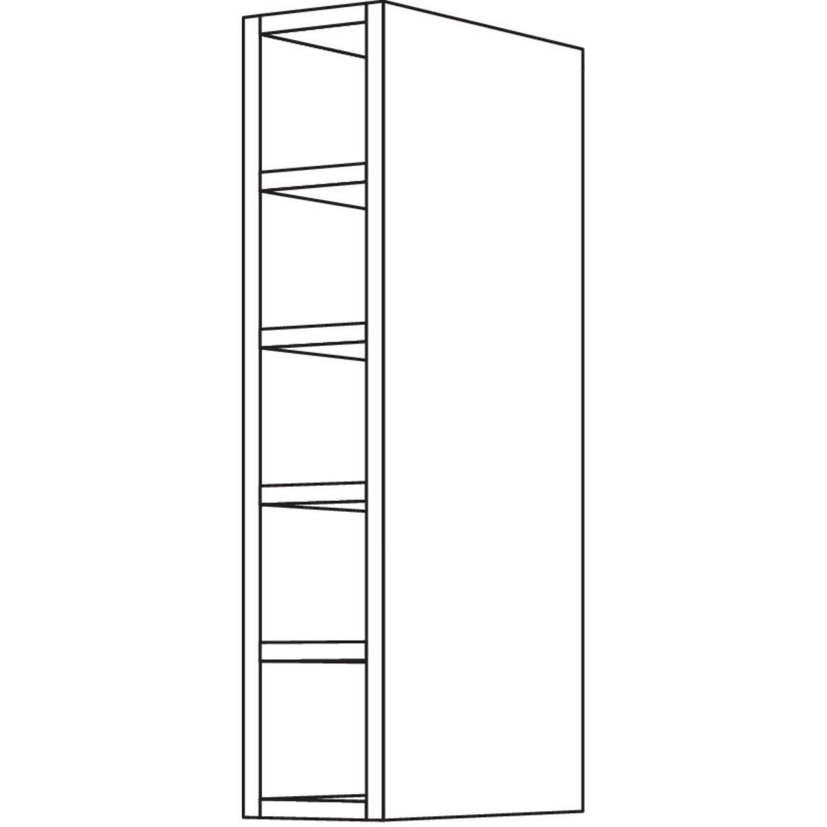 Nobilia Wand-Flaschenregal WRF15-2 41235