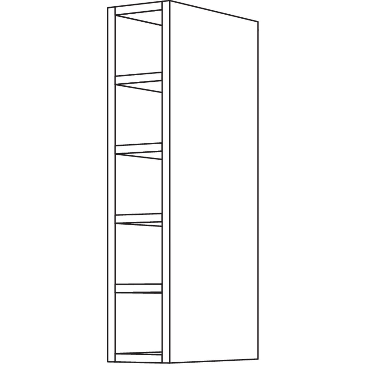 Nobilia Wand-Flaschenregal WRF15-2 41235