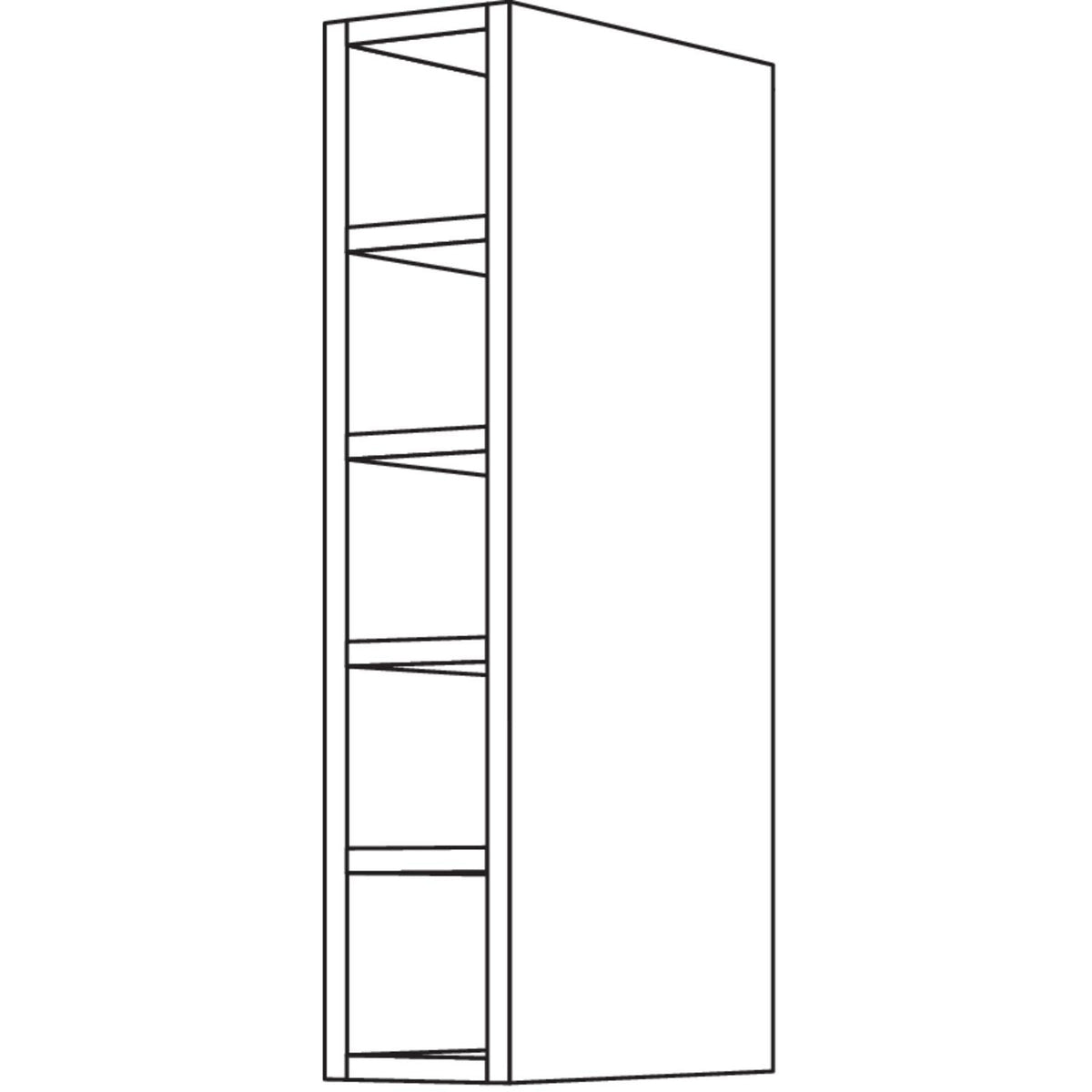 Nobilia Wand-Flaschenregal WRF15-2 41235