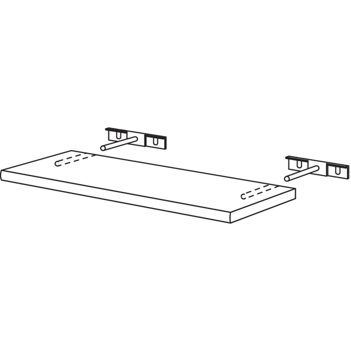 Nobilia Wand-Steckbord- 25 mm stark WB2580 25958