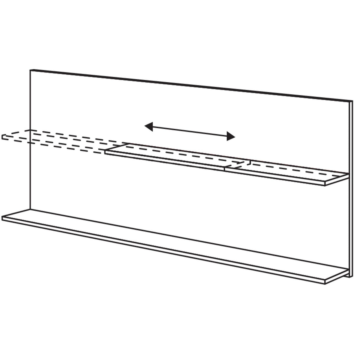nobilia Wandpaneel in Echtholz-Furnier WPEF120-72 6422