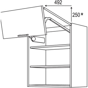 Nobilia Wandschrank Falt-Lifttuer WFL50-2 40345