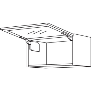 Nobilia Wandschrank Glasrahmenklappe WKG80-36 36328