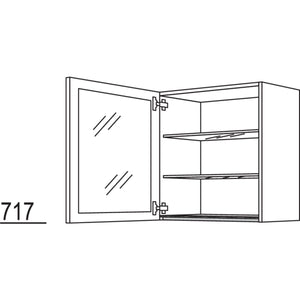 Nobilia Wandschrank Glasrahmentür NWG60-1 64106