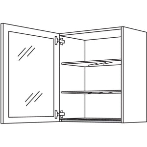 Nobilia Wandschrank Glasrahmentuer NWG50-2 66105