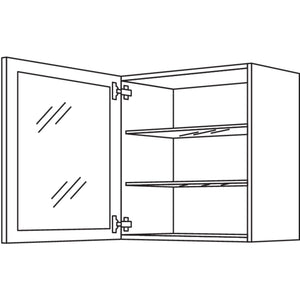 Nobilia Wandschrank Glasrahmentuer WG60-1 30106