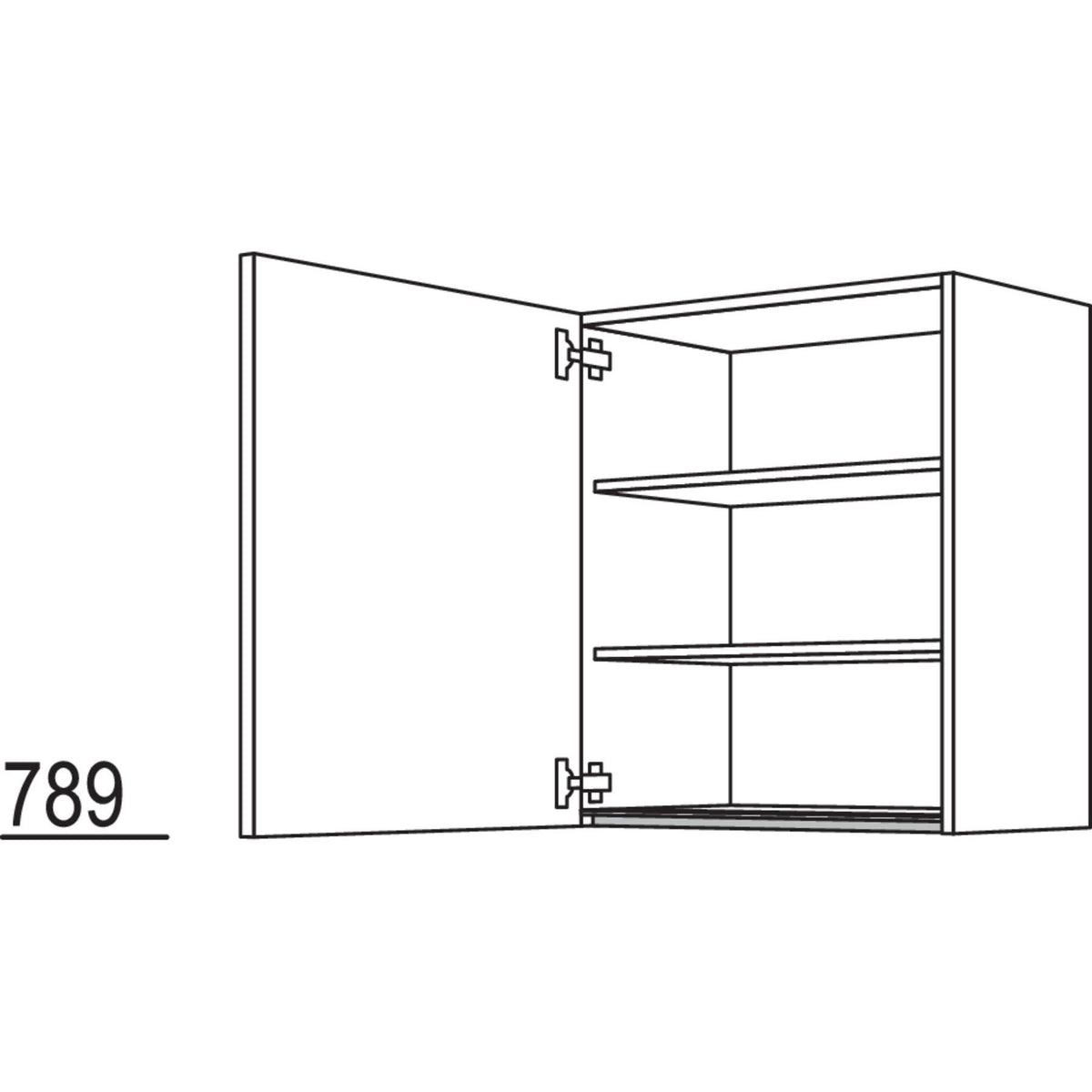 Nobilia Wandschrank NW40-2 66004