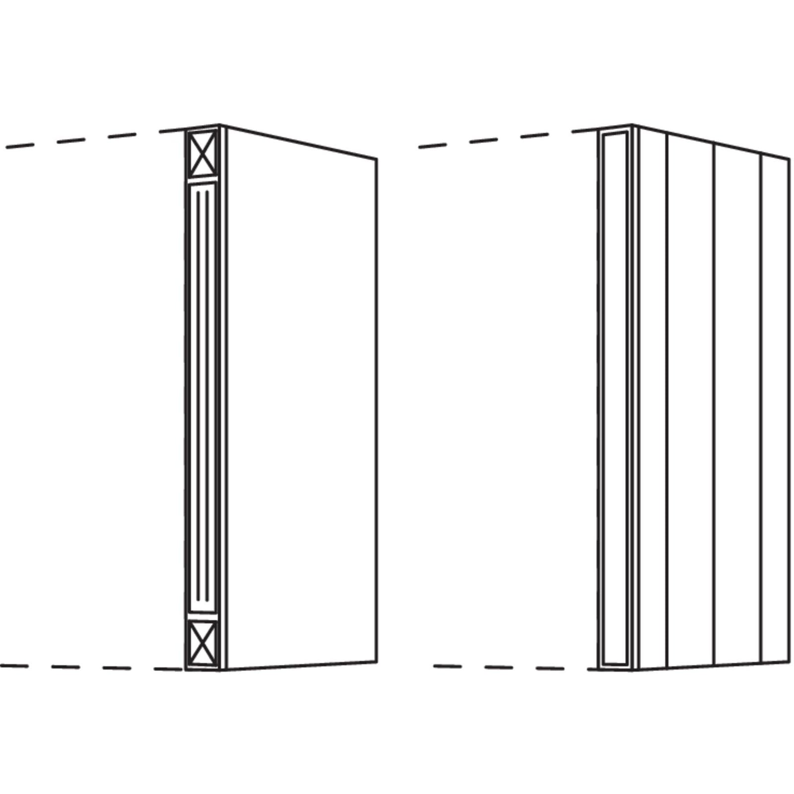 Nobilia Wandschrank-Pilaster für Wandschränke- Höhe 1 WPI-1 44752