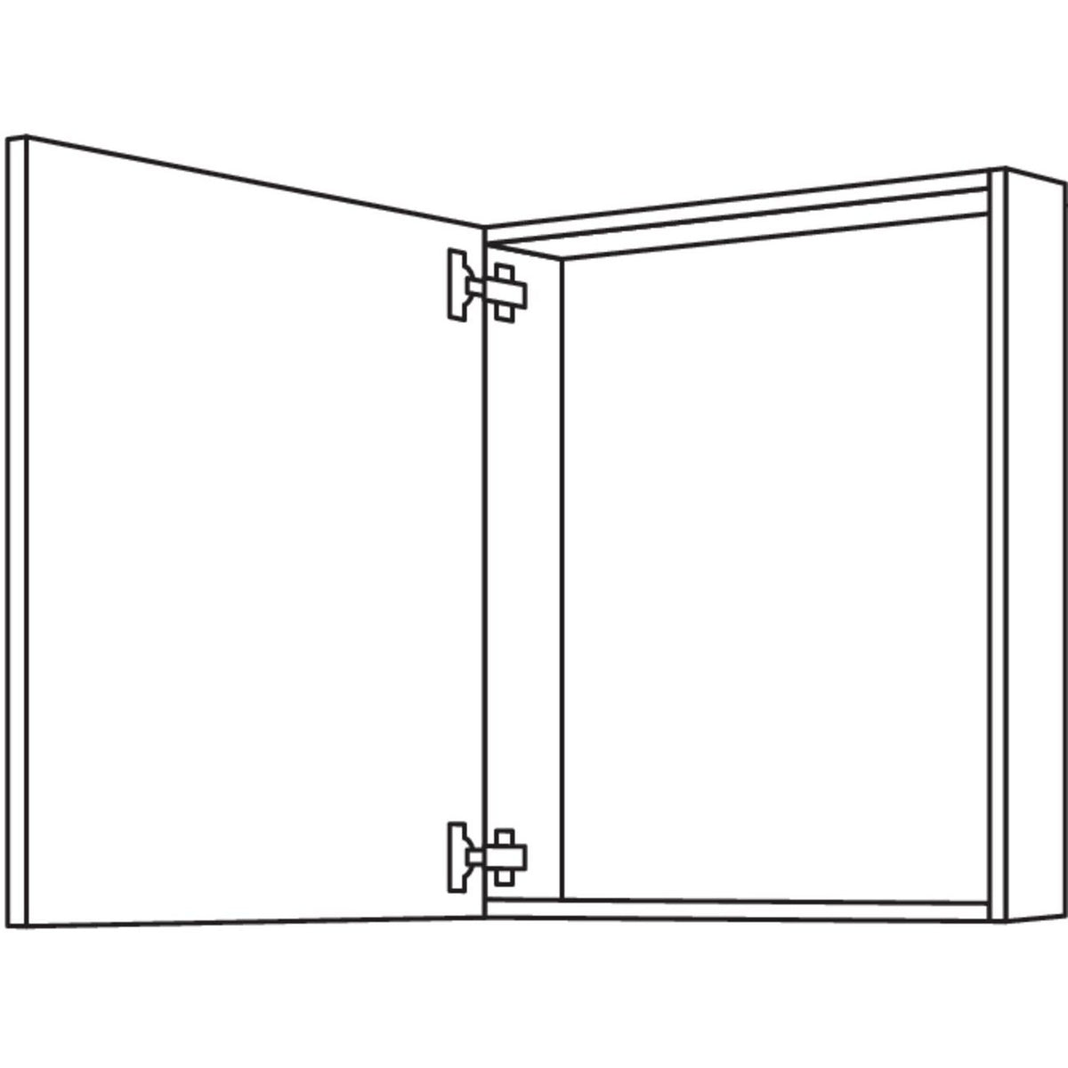 Nobilia Wandschrank-Rahmenteil WRT45-2 42447