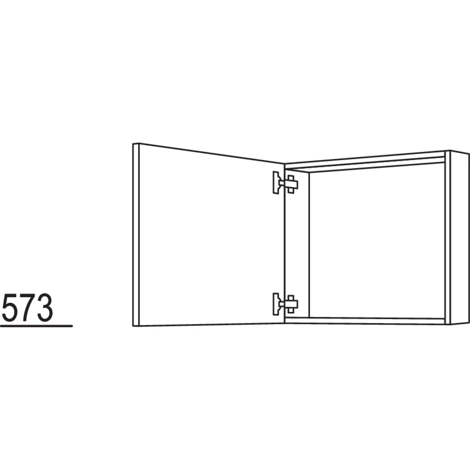 Nobilia Wandschrank-Rahmenteil WRT60-58 25446