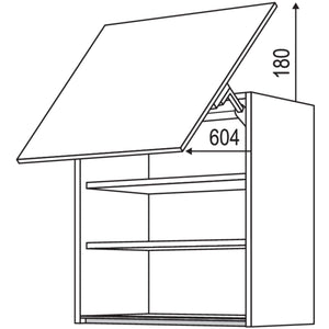 Nobilia Wandschrank Schwingklappe NWKS50-1 64541