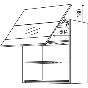 Nobilia Wandschrank Schwingklappe NWKSGL50-1 64405