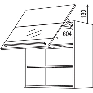 Nobilia Wandschrank Schwingklappe WKSGLS80-1 32408