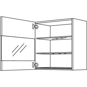 Nobilia Wandschrank Segmentglastuer NWGS45-1 64434