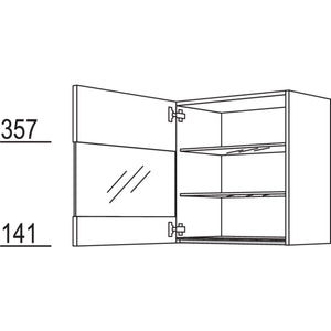 Nobilia Wandschrank Segmentglastuer NWGS60-1 64436