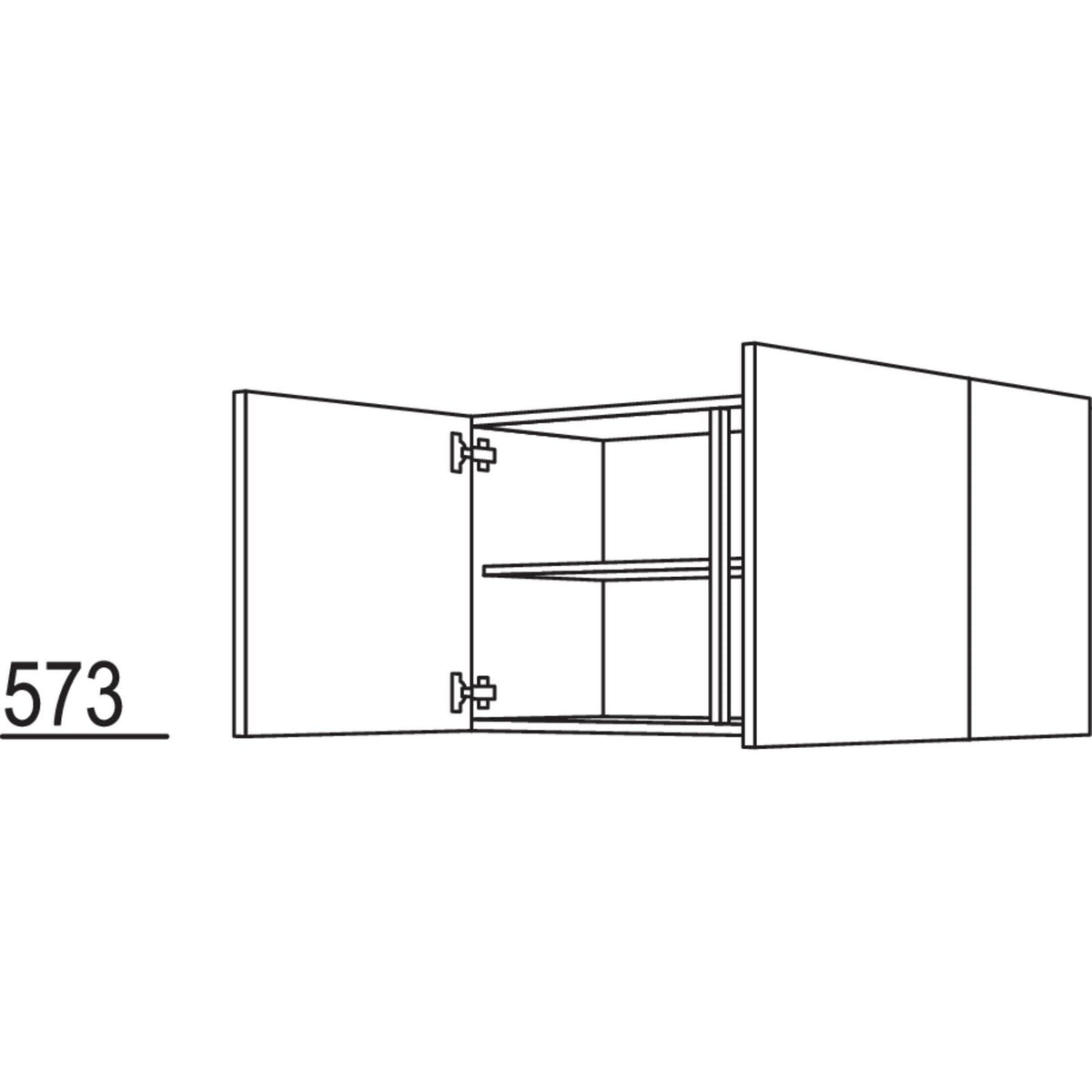 Nobilia Wandschrank W120-58 26012