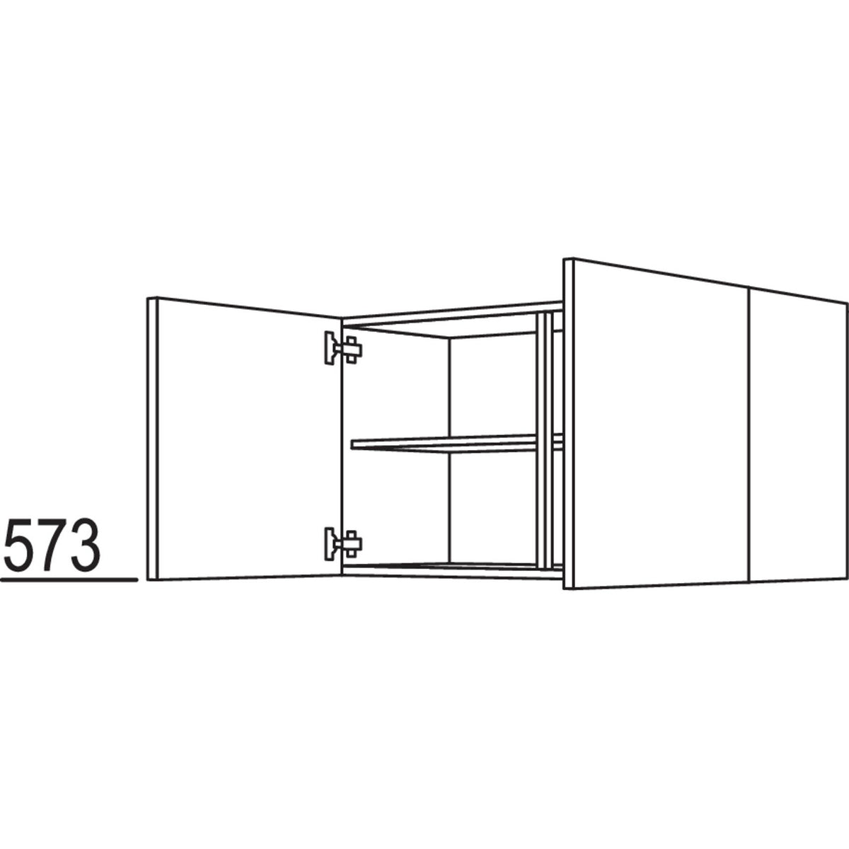 nobilia Wandschrank W90-58 26009