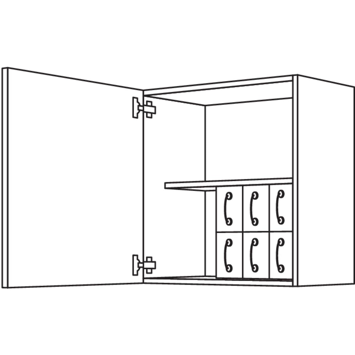 Nobilia Wandschrank WS45-1 32043
