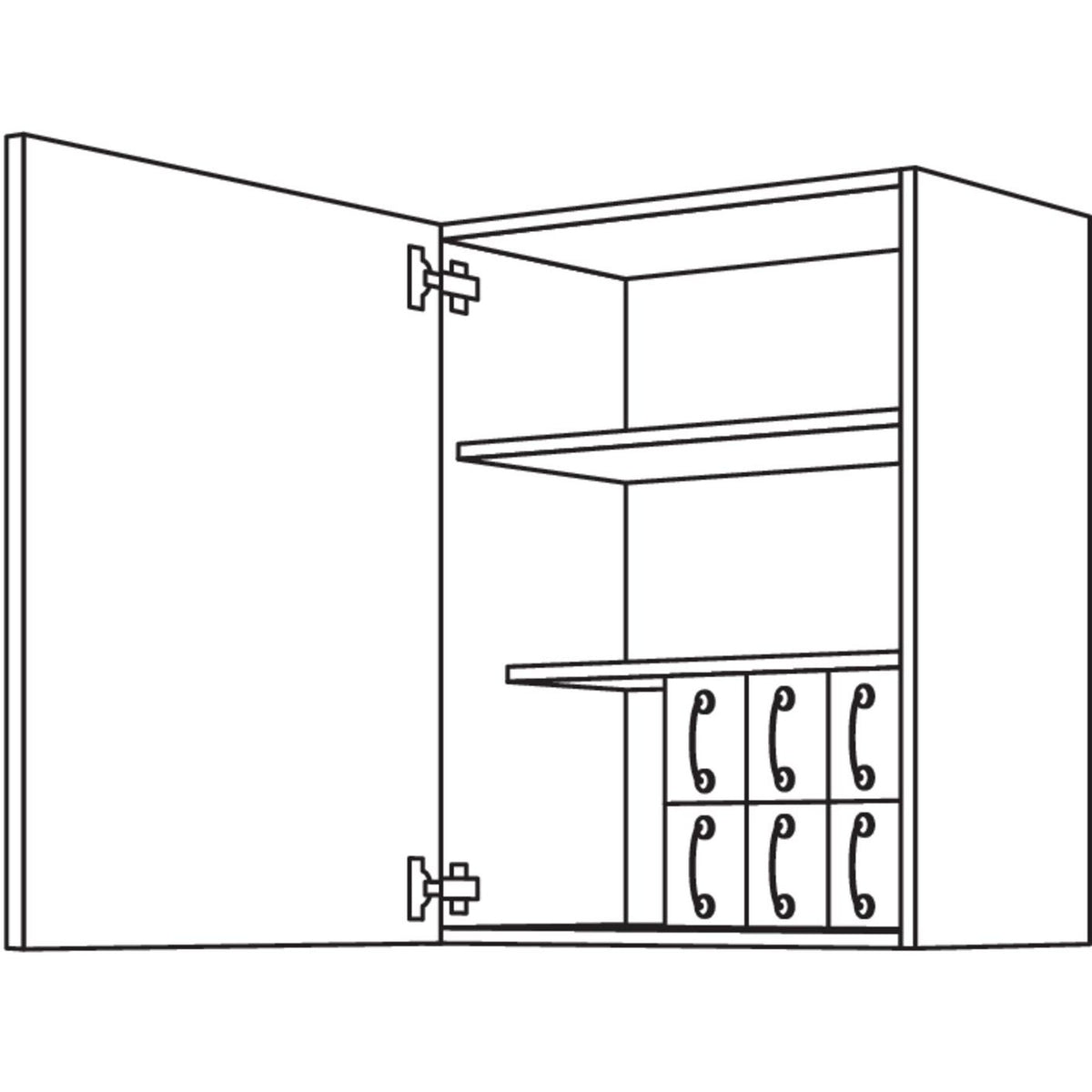 Nobilia Wandschrank WS30-3 50013