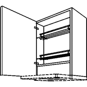 Nobilia Wandschrank für Flachschirm- Dunsthauben WDAF60-3 51829
