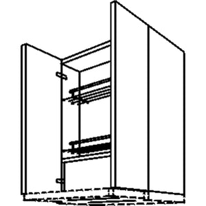 Nobilia Wandschrank fuer Flachschirm-Dunsthauben W2DAF90-3 51831