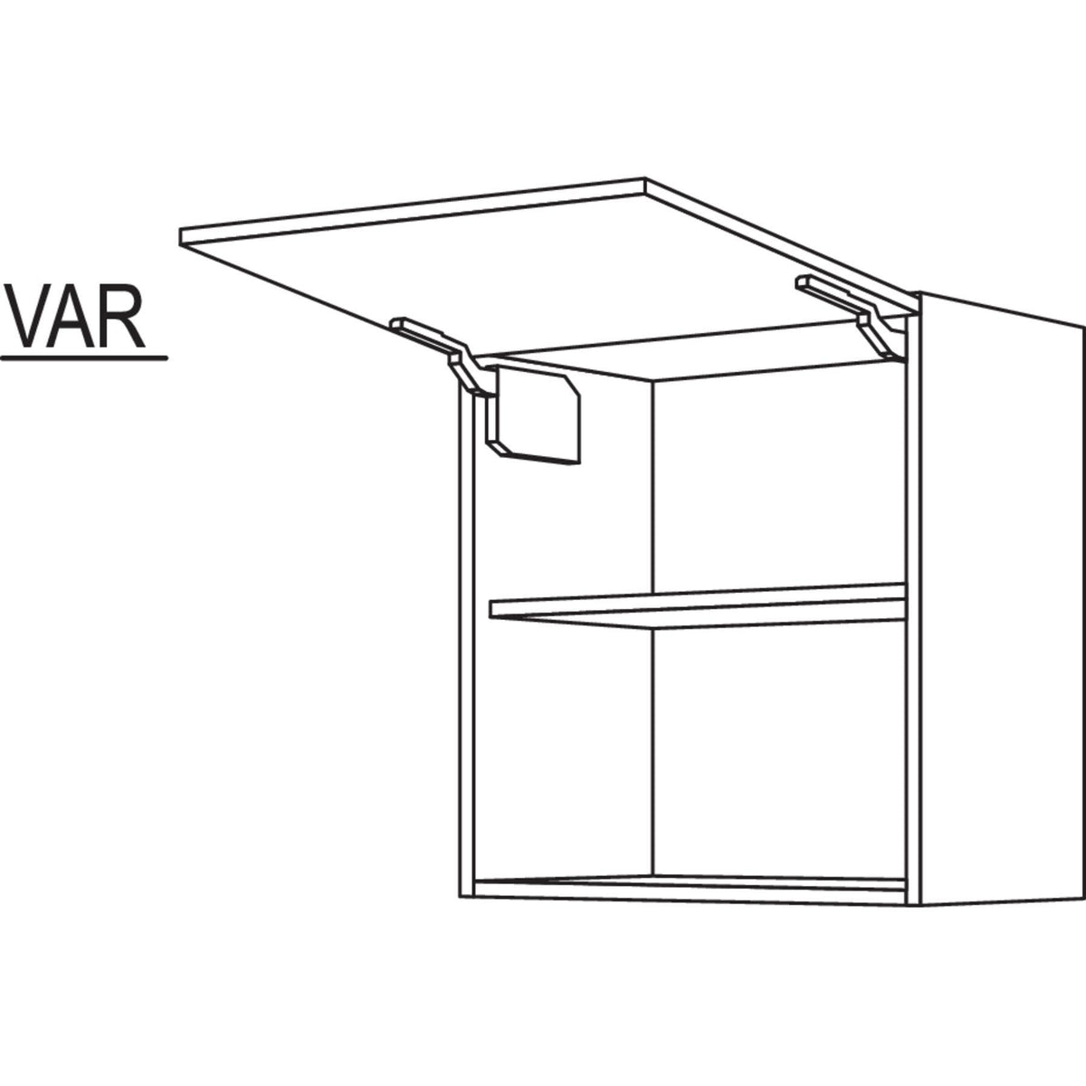 Nobilia Wandschrank für Mikrowellengerät WM50-1 31567