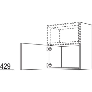 Nobilia Wandschrank fuer Regaleinsatz Case WCO50-2 42054