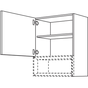 Nobilia Wandschrank fuer Regaleinsatz Case WCU45-3 51019