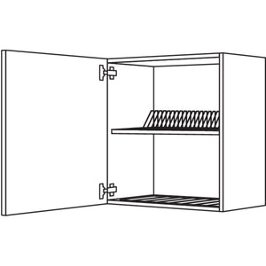 Nobilia Wandschrank mit Abtropfgitter WAG60-1 32036